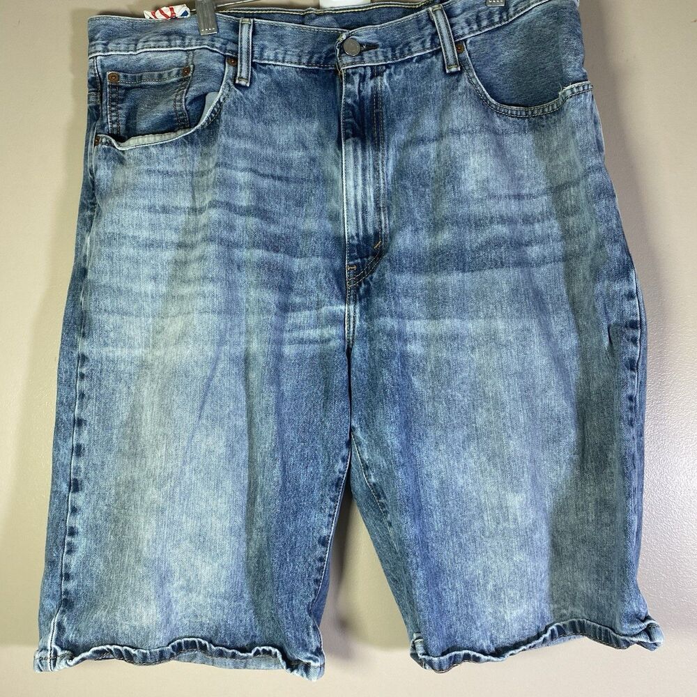 Levi's 569 Men's  Blue Jean Shorts Blue Size 38 Cotton Jorts
